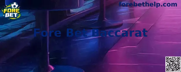 Representação do simulador Fore Bet Baccarat