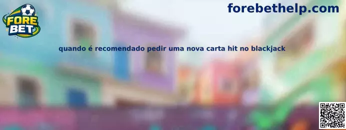 Quando pedir uma nova carta hit no blackjack