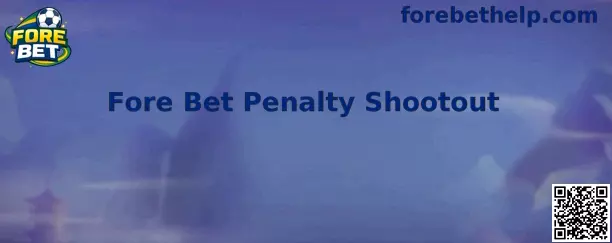 Interface ilustrativa do Fore Bet Penalty Shootout
