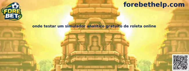 Simulador analítico gratuito de roleta online
