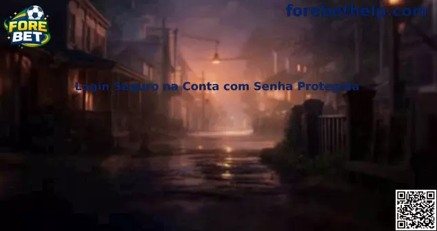 Login Seguro na Conta com Senha Protegida
