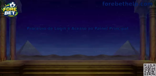 Processo de Login e Acesso ao Painel Principal Fore Bet